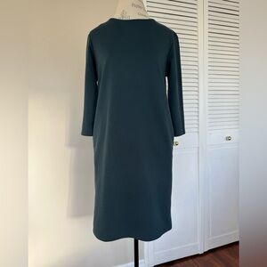 Uniqlo Teal Long Sleeve Dress
